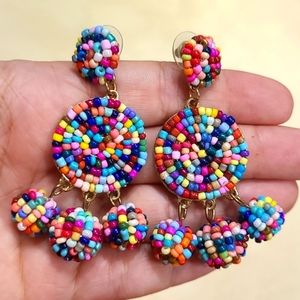 Colorful Beaded Earrings